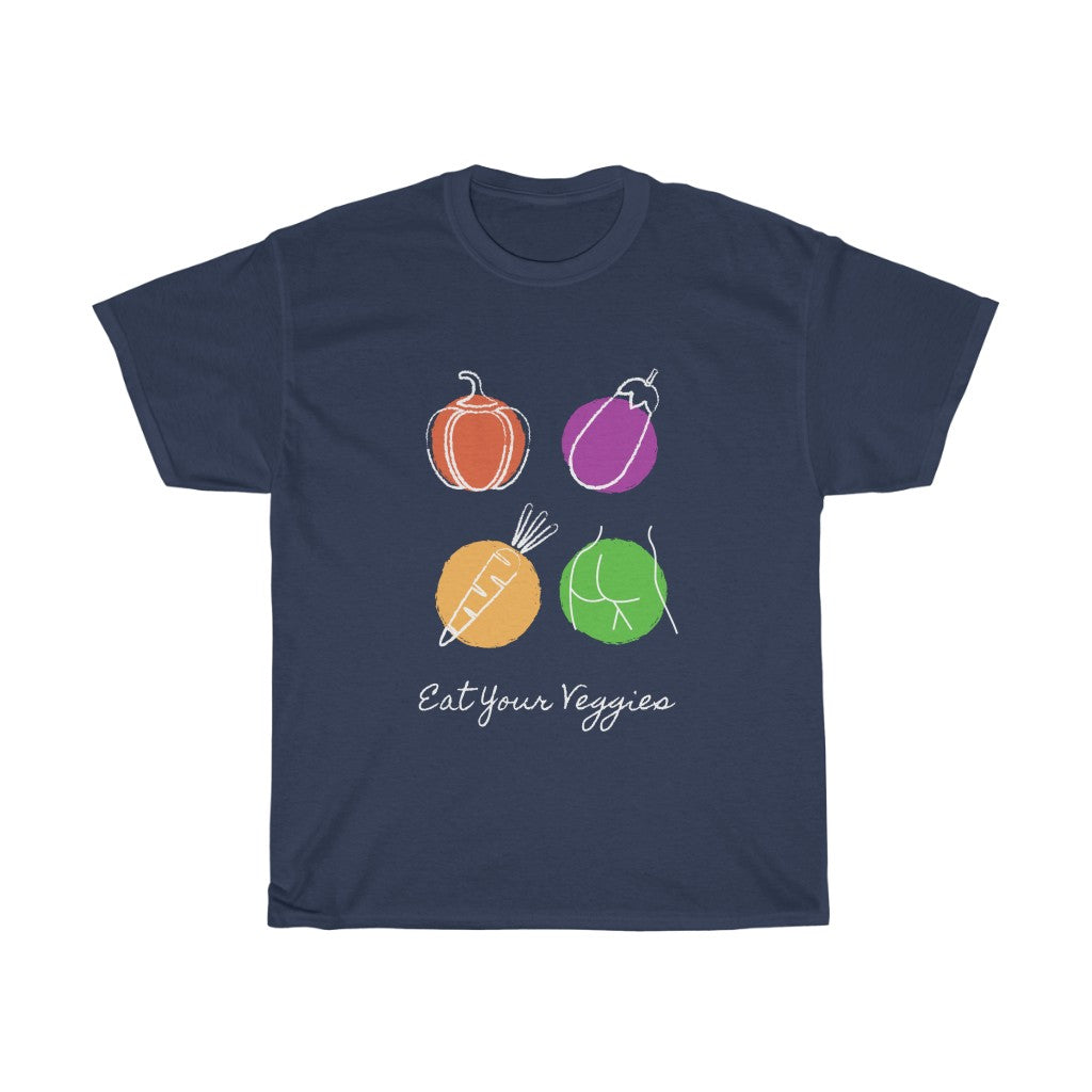 Eat Your Veggies Funny T-Shirt | Nighttime Snack Adult Tee