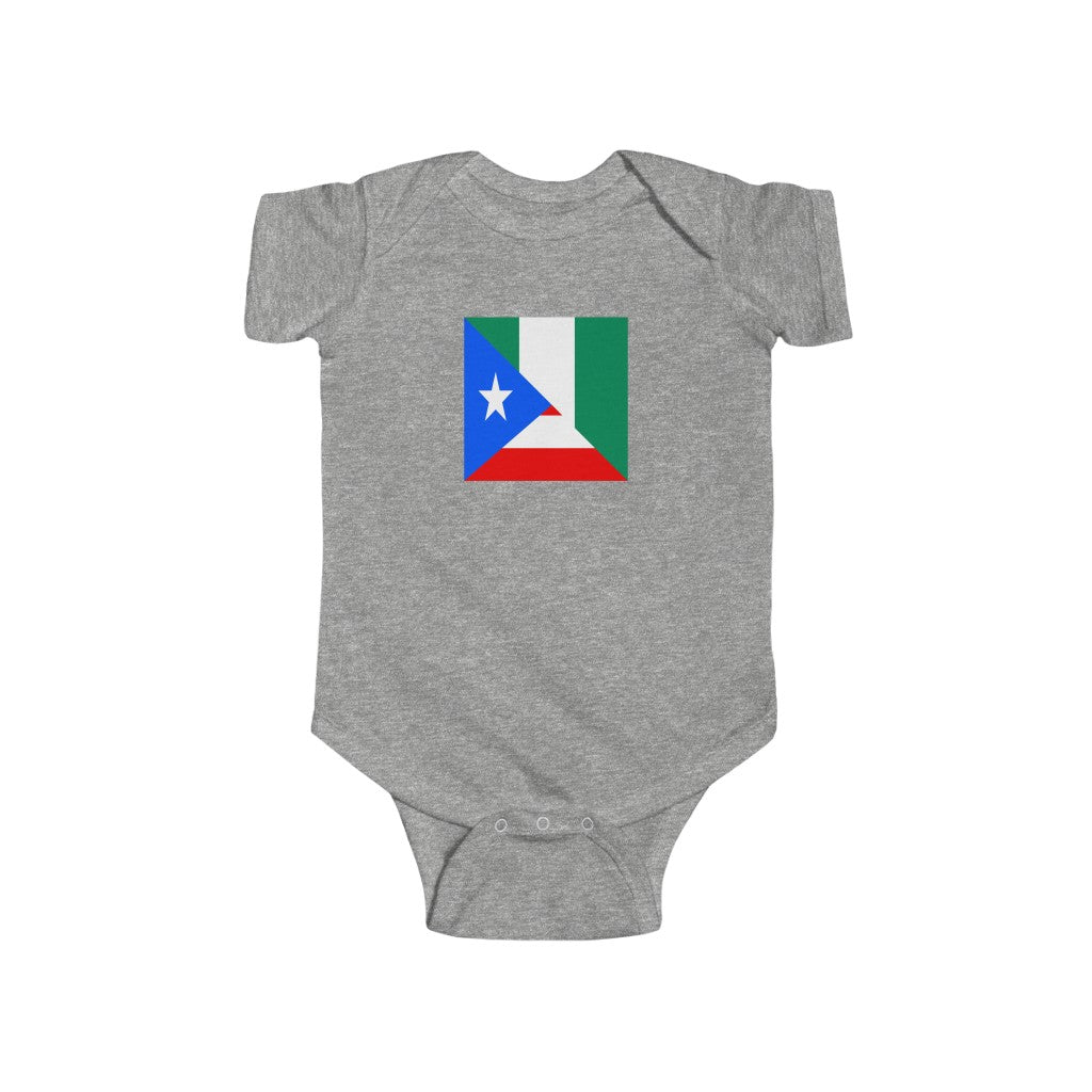 Puerto Rican Nigerian Baby Bodysuit | PR Nigeria African Baby Boy Girl