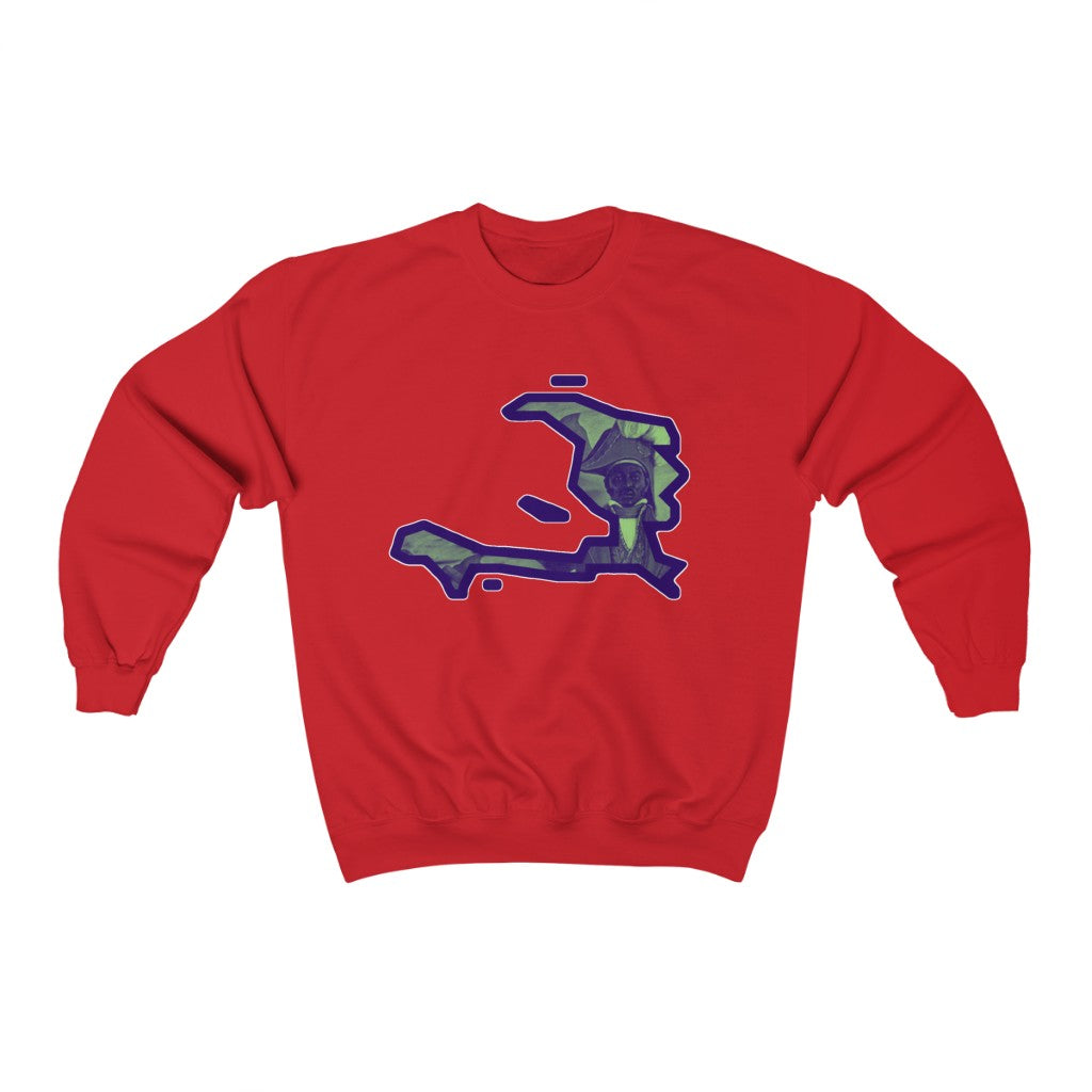 Jean Jacques Dessalines Island Crewneck Sweatshirt | Haiti Ayiti Haitian Clothes