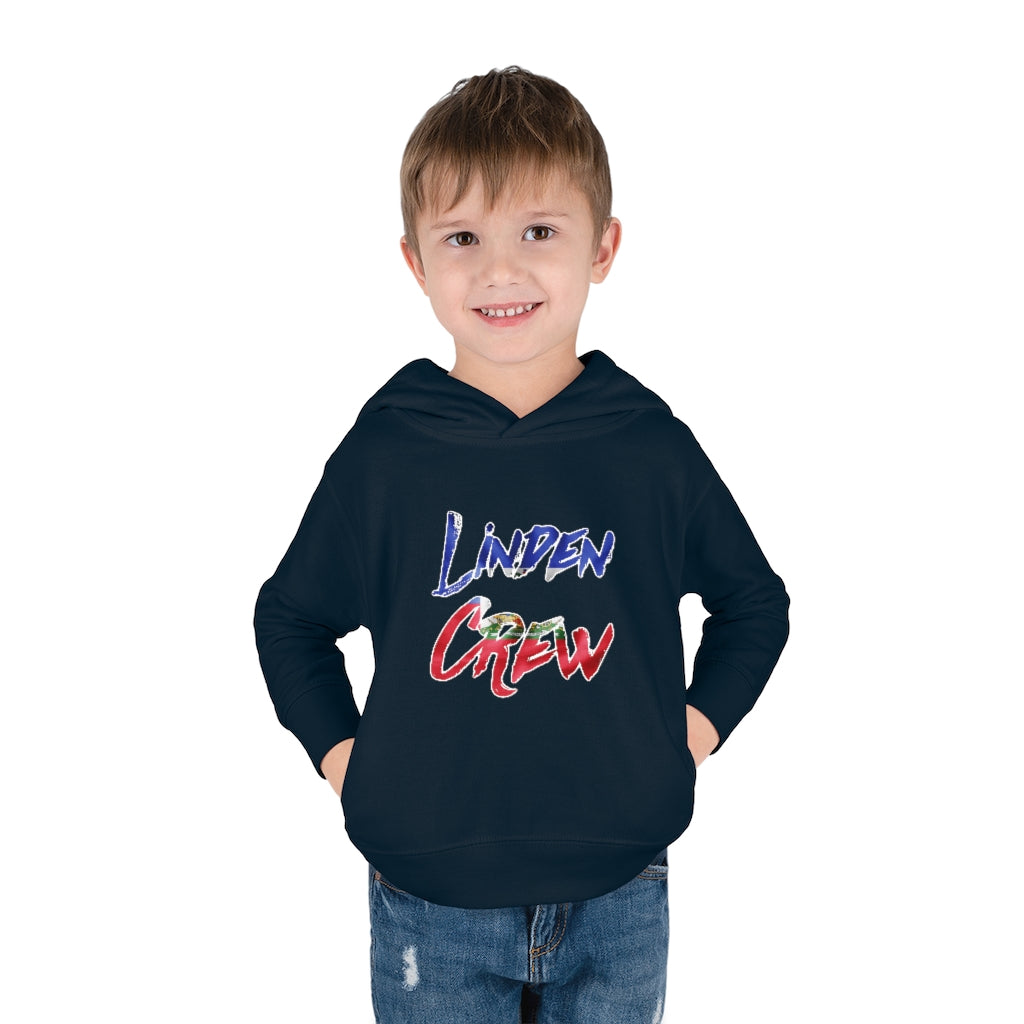 Toddler Linden Crew Haitian Flag Pullover Fleece Hoodie