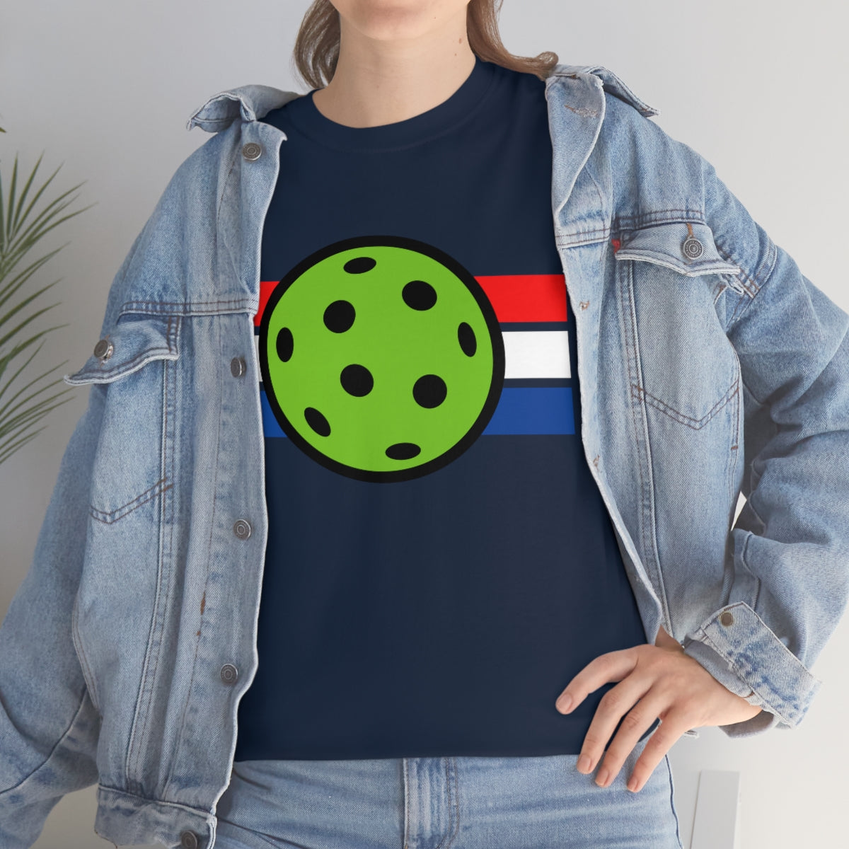 Pickleball Red White and Blue Tee Shirt | Unisex Pickle Ball T-Shirt