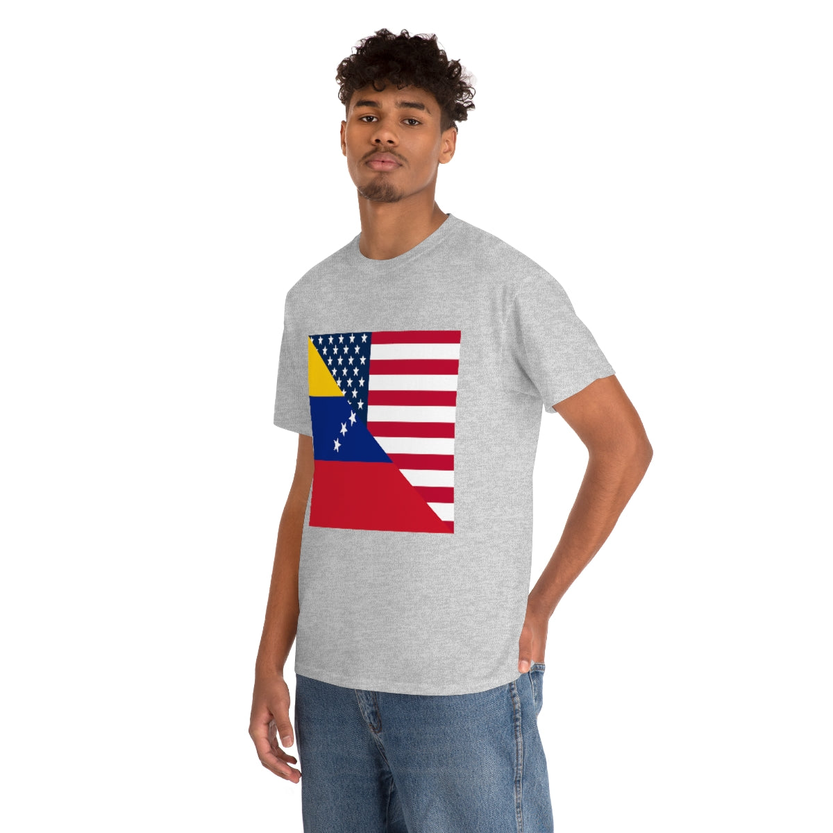 Venezuelan American Flag T-Shirt | Unisex Venezuela USA Tee Shirt