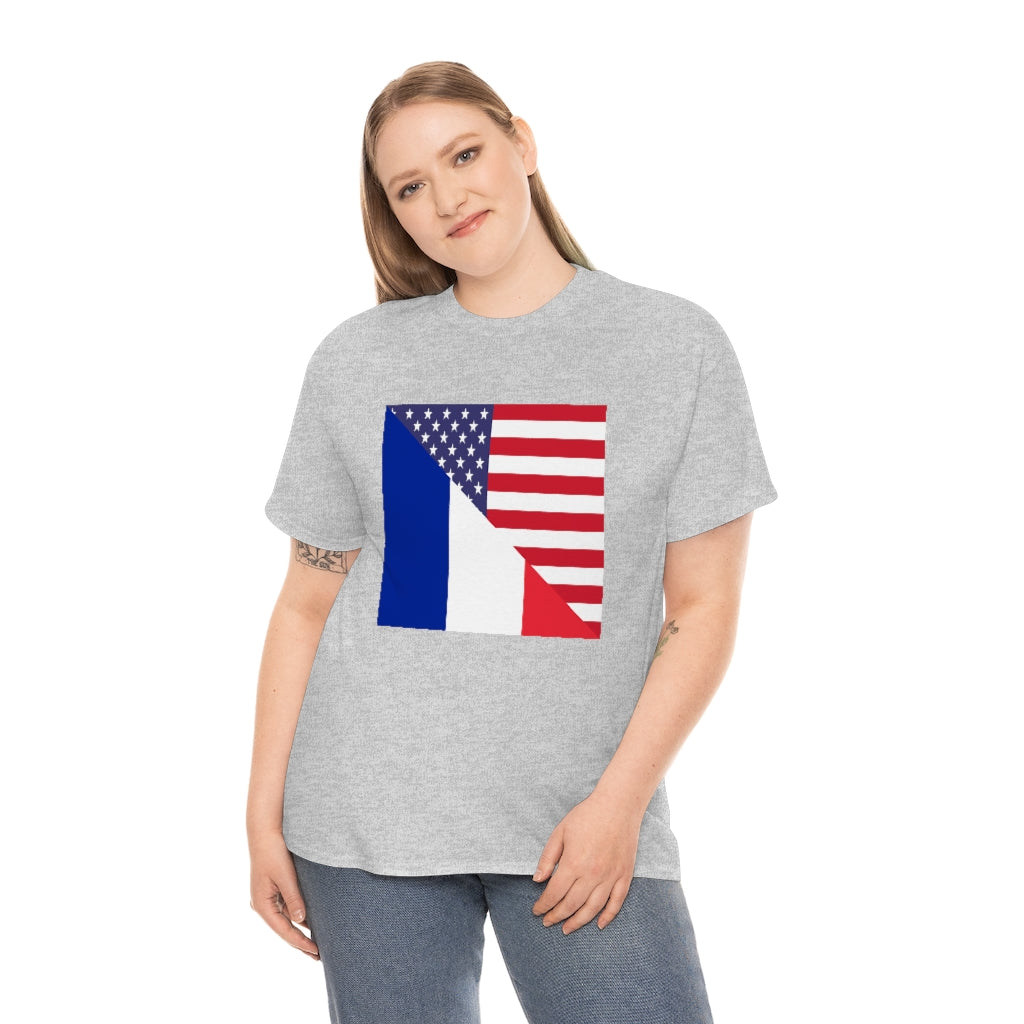 France American Flag T-Shirt | Unisex French Men Women Tee