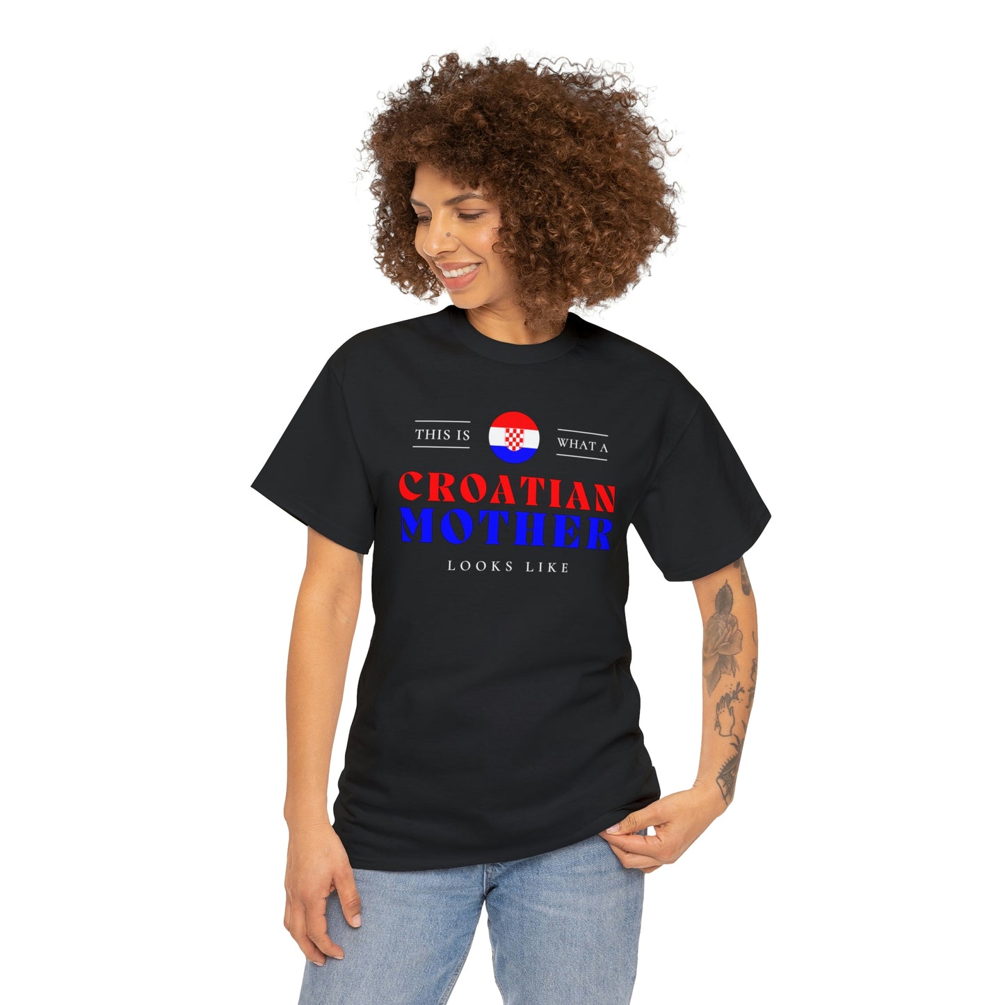 Croatian Mother Looks Like Croatia Mom T-Shirt | Unisex Tee Shirt