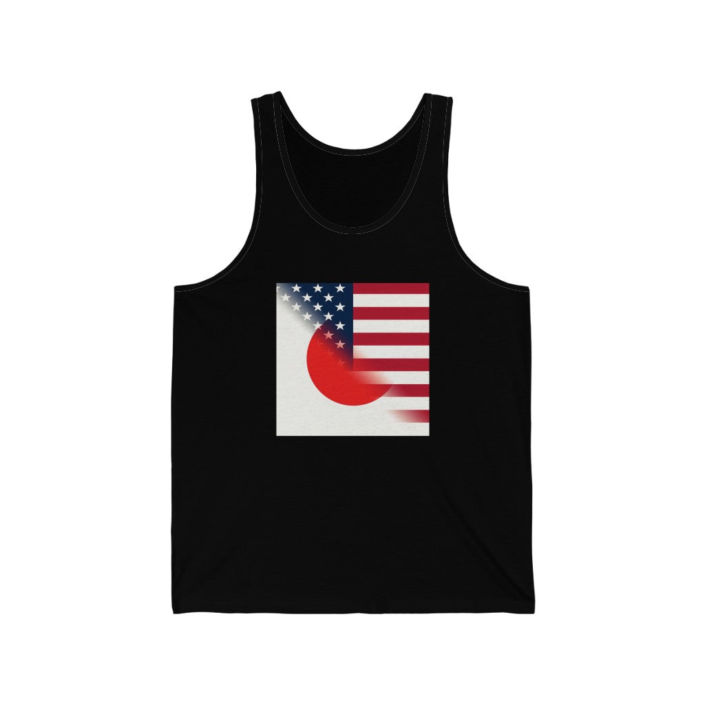 Half Japan - America Flag Tank Top | USA Japanese Apparel