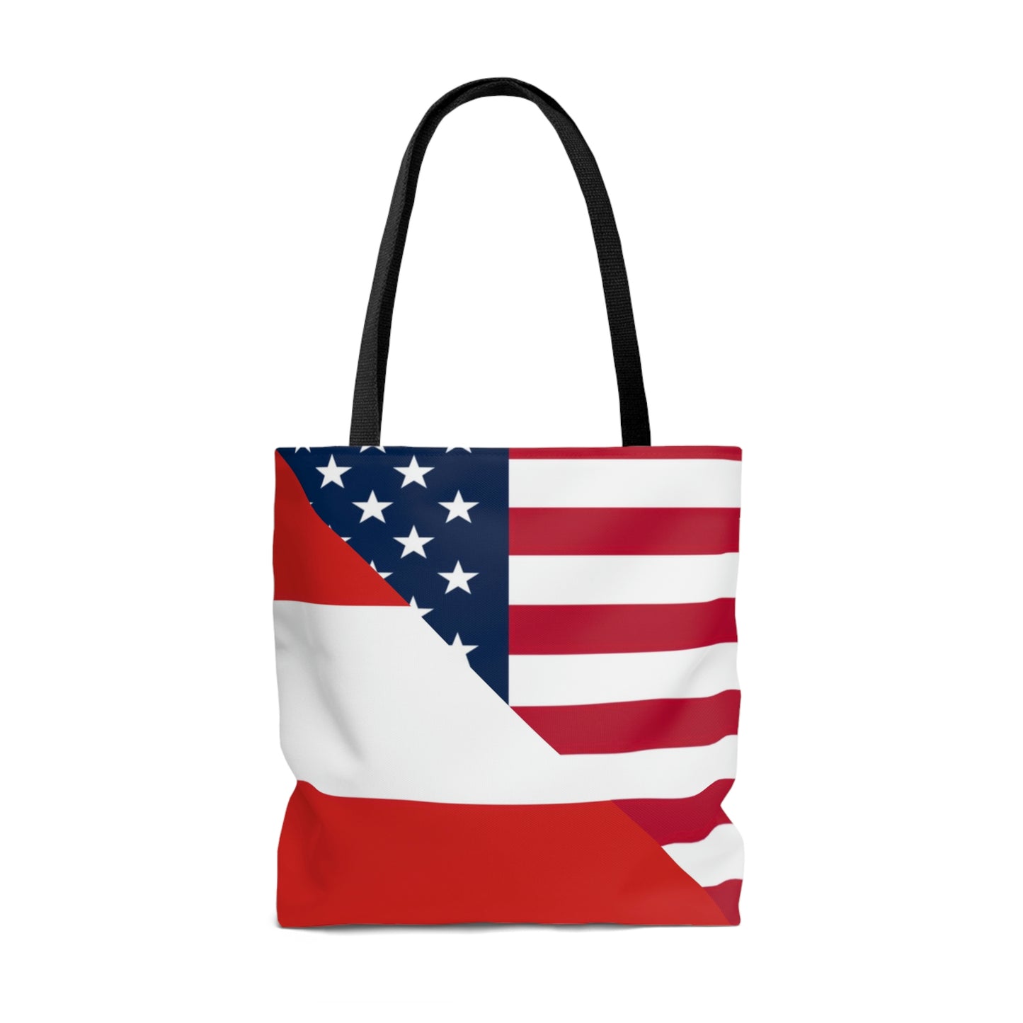 Austrian American Flag Austria USA Tote Bag | Shoulder Bag