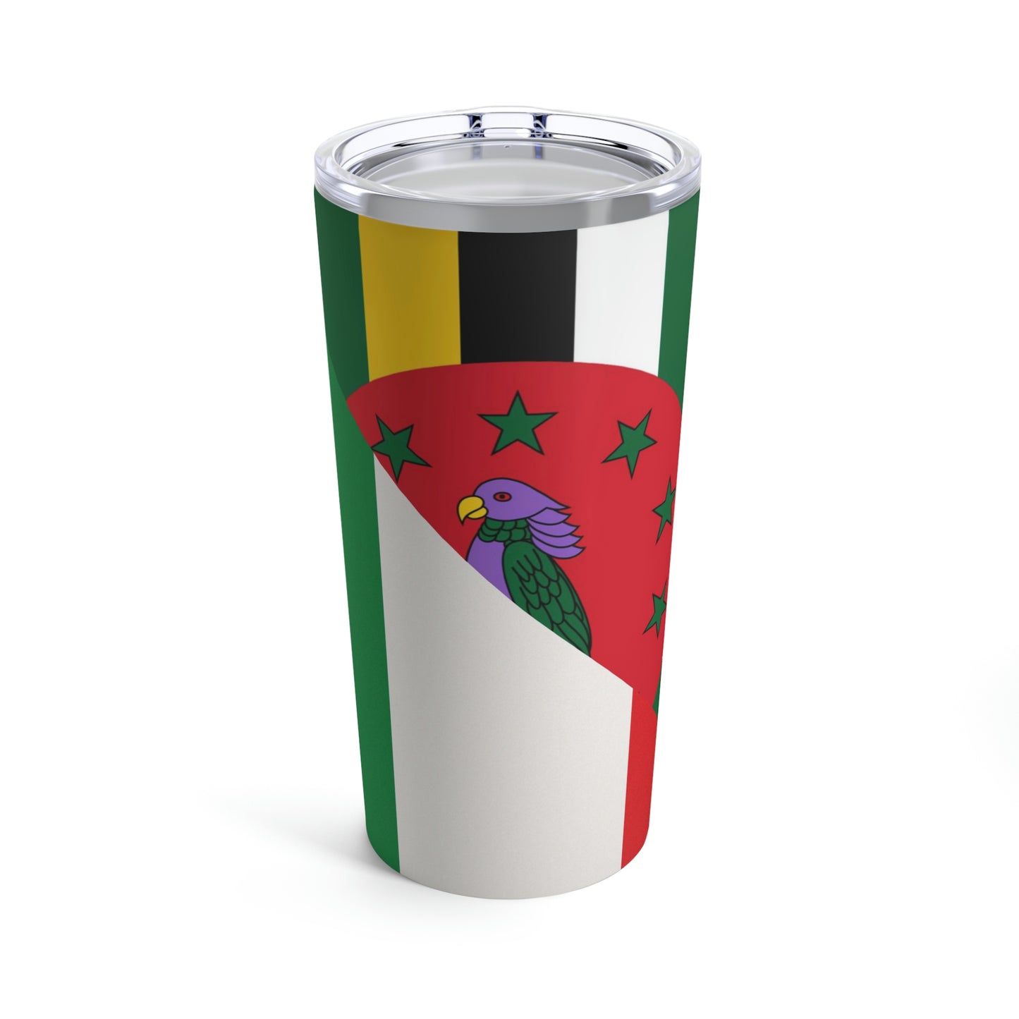 Italy Dominica Flag Half Italian Dominican Tumbler 20oz