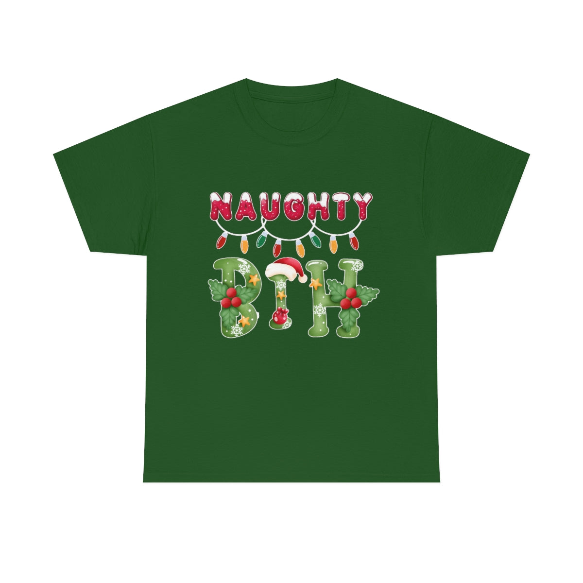 Naughty Bih Christmas Shirt | Unisex X-Mas Holiday Gift T-Shirt