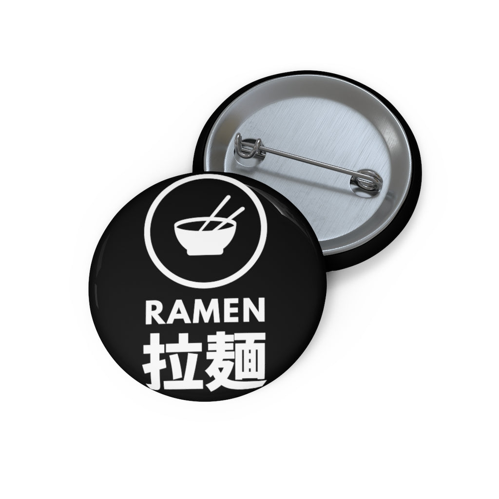 Ramen Kanji Pin Button | Ramen Lover Noodle Gang