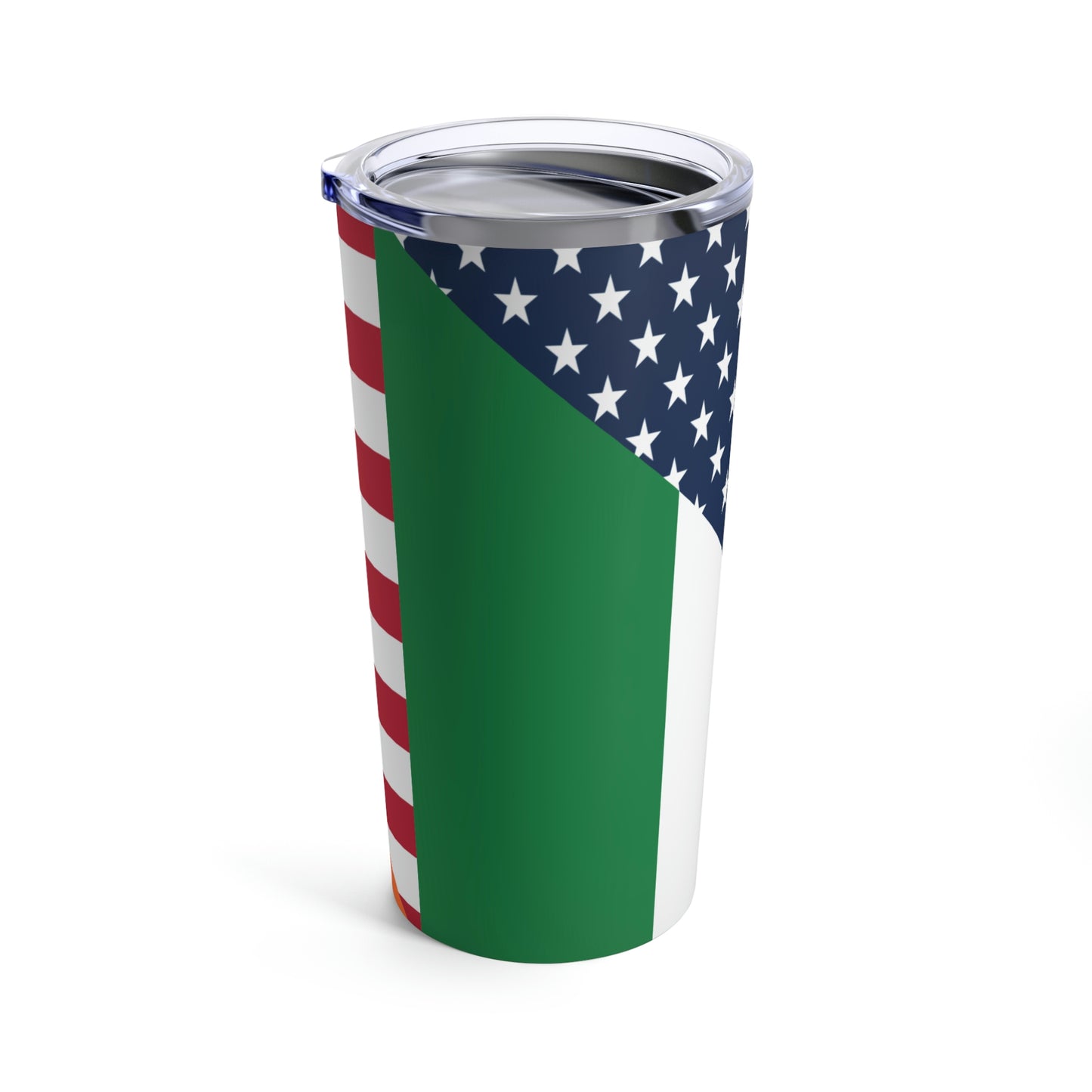 Irish American Flag Half Ireland USA Tumbler 20oz Beverage Container