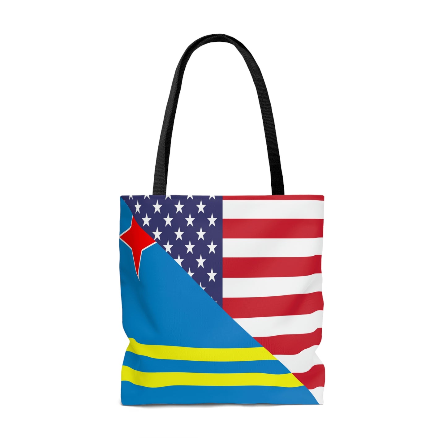 Aruba American Flag Aruban USA Tote Bag | Shoulder Bag