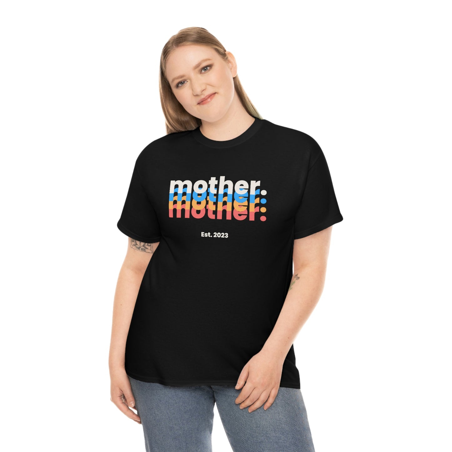 Mother Est 2023 Mothers Day Gift for MOM 3 T-Shirt | Unisex Tee Shirt