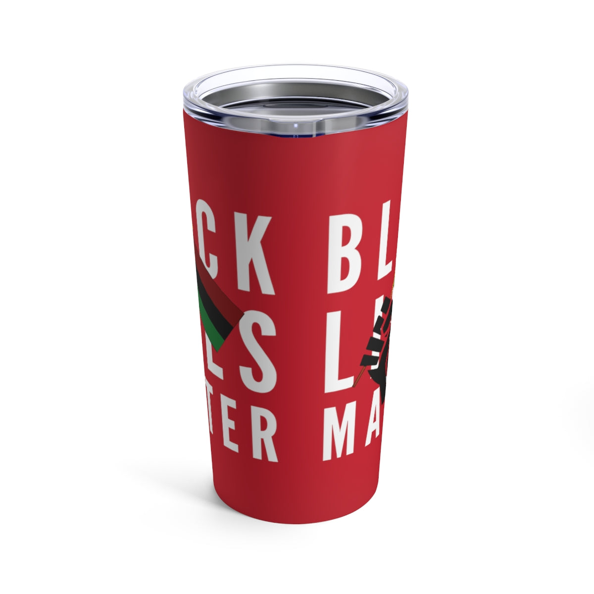 Black Lives Matter Pan African Flag | BLM USA Tumbler 20oz