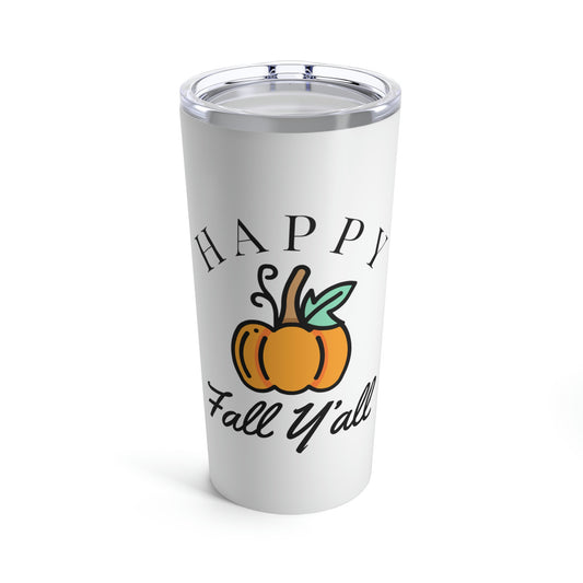 Happy Fall Yall | Hello Pumpkin Black | Autumn Leaves Tumbler 20oz