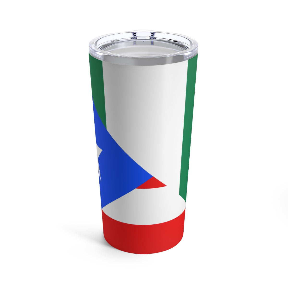 Nigerian Puerto Rican Flag Nigeria PR Tumbler 20oz