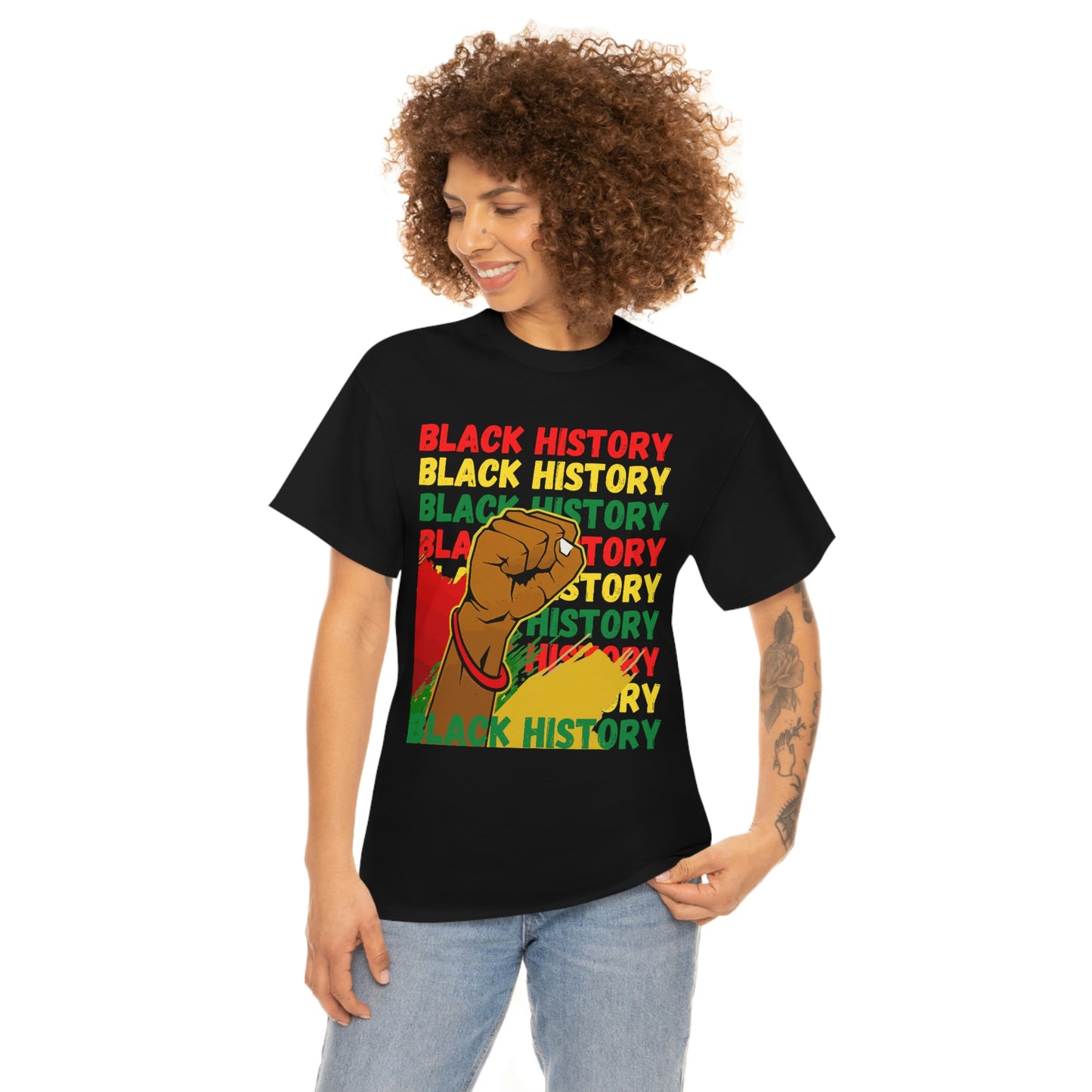 Black History Month Fist Tee | Black Excellence African American History