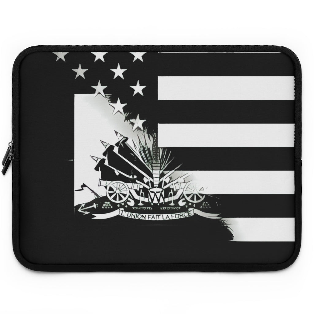 B&W Haitian-American Laptop Sleeve