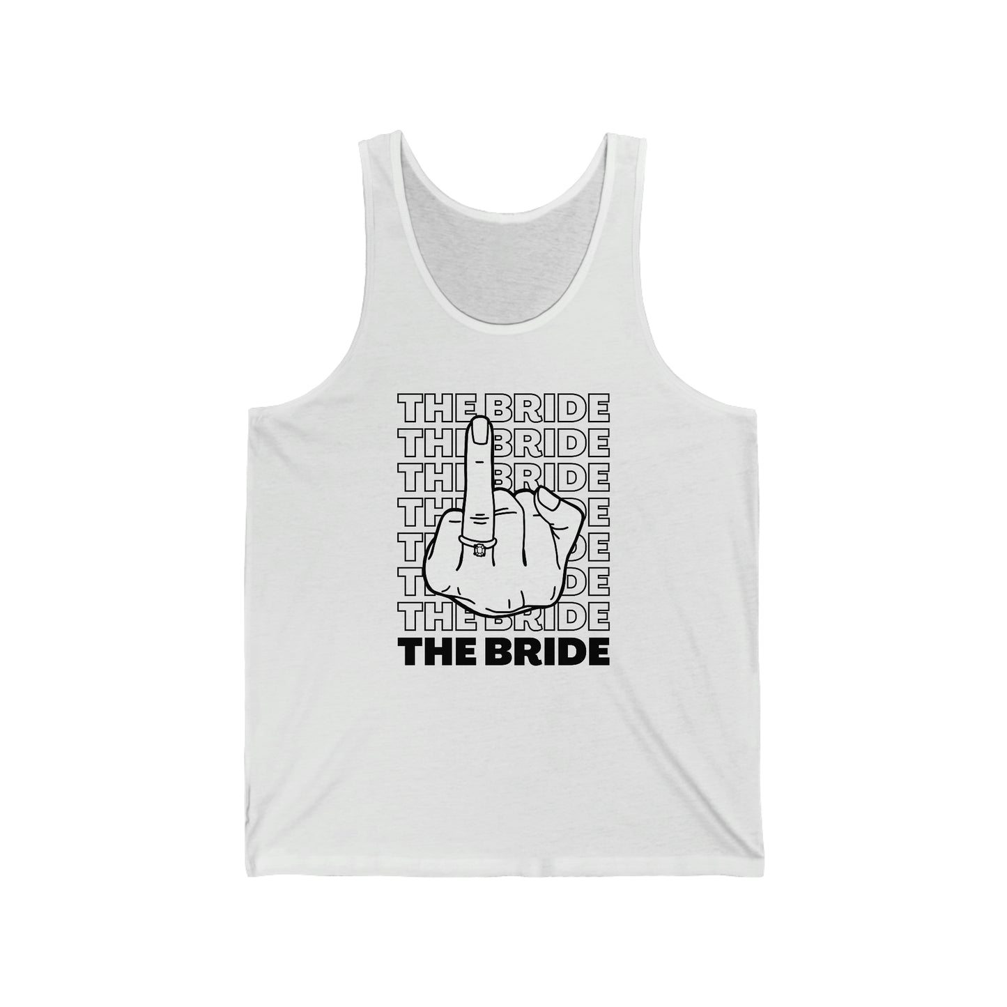 Bride Bridal Shower Fiance Bachelorette Gift Unisex Tank Top