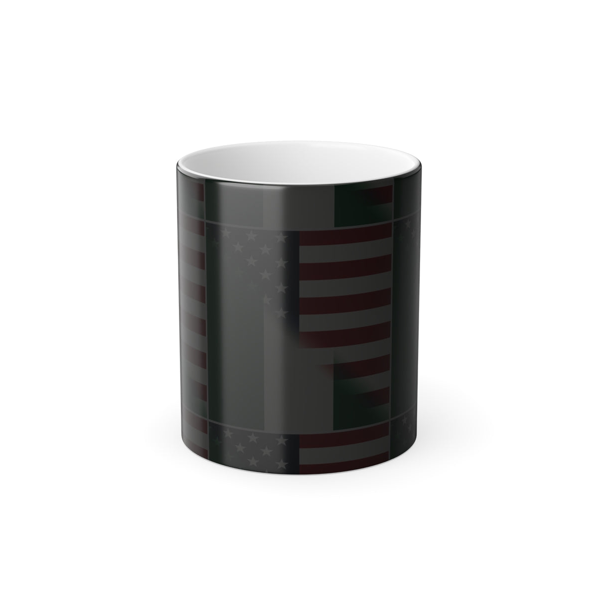 Nigerian American Flag Color Morphing Mug 11oz | Nigeria USA Cup