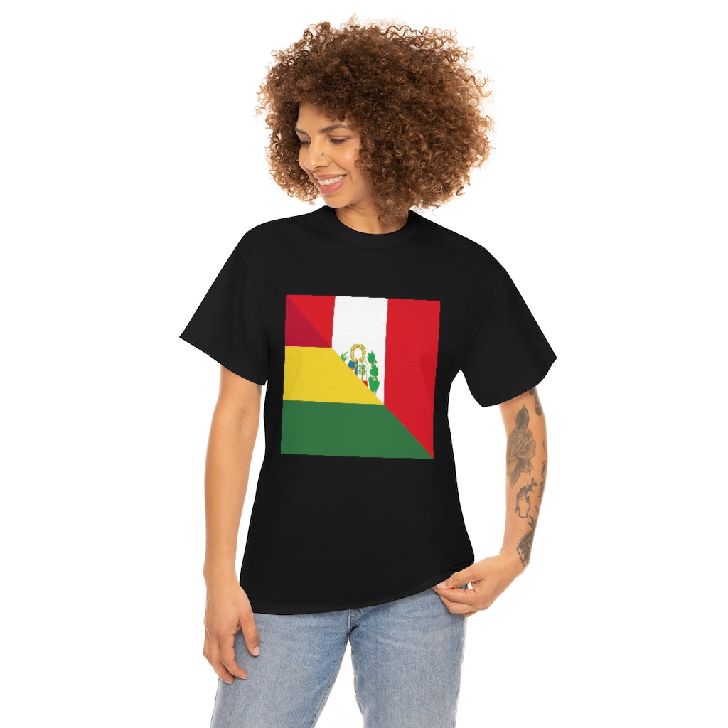 Peru Bolivia Flag Shirt | Peruvian Bolivian Men Women TShirt