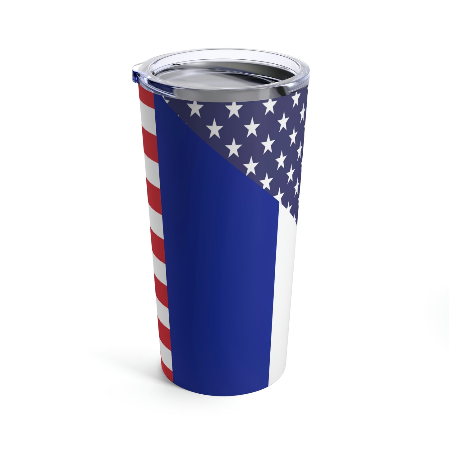 French American Flag France USA Tumbler 20oz