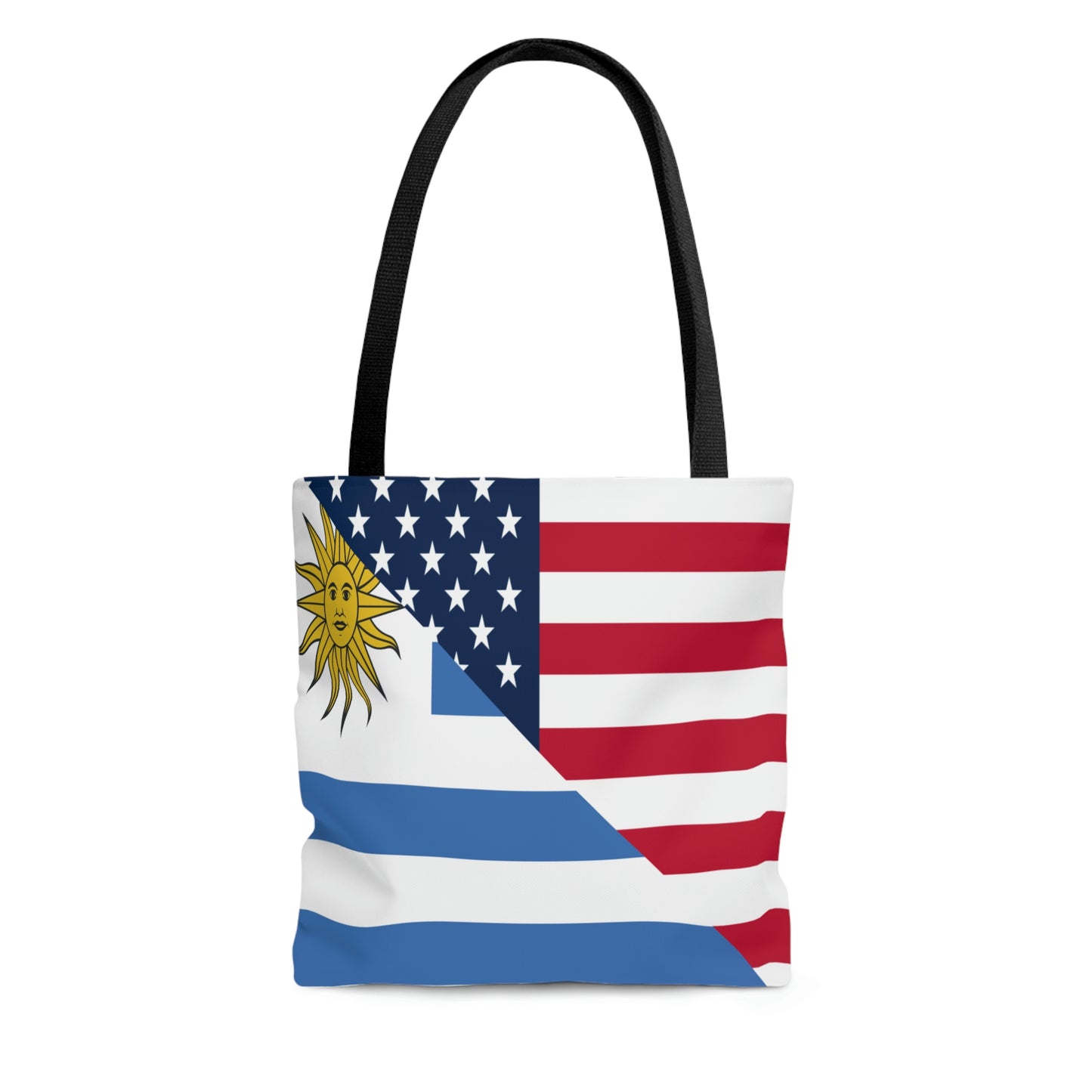 Uruguay American Flag Half Uruguayan USA Tote Bag | Shoulder Bag