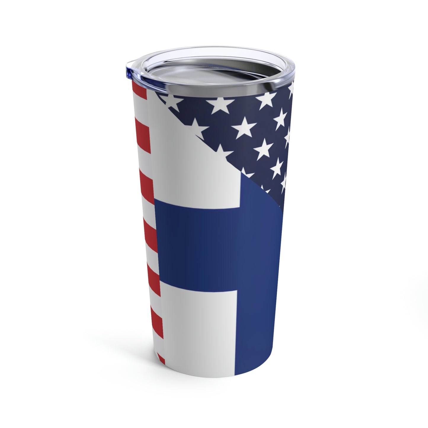 Finnish American Flag Finland USA Tumbler 20oz