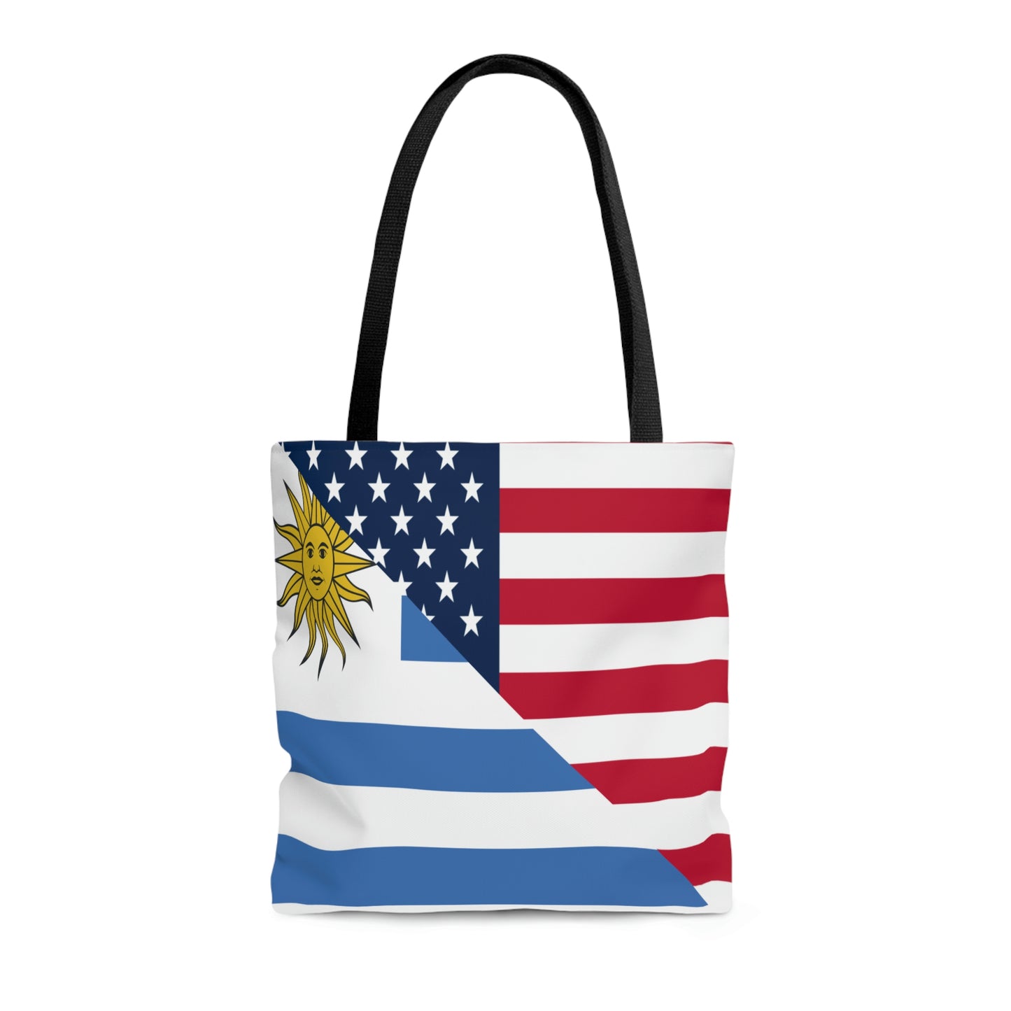 Uruguay American Flag Half Uruguayan USA Tote Bag | Shoulder Bag