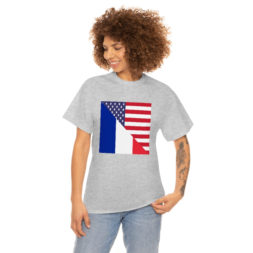 France American Flag T-Shirt | Unisex French Men Women Tee