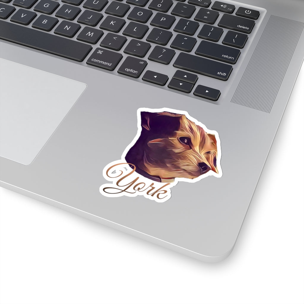 York Sticker | Yorkie Mix Dog Puppy Sticker