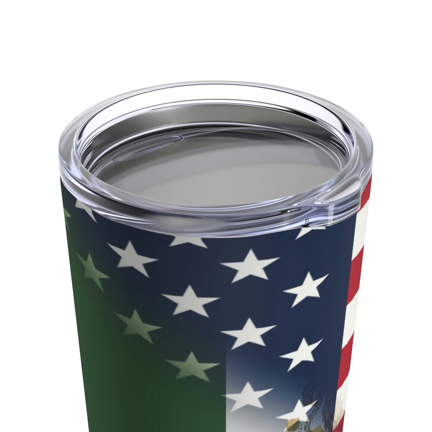 Mexico America Flag | Half US Mexican Tumbler 20oz