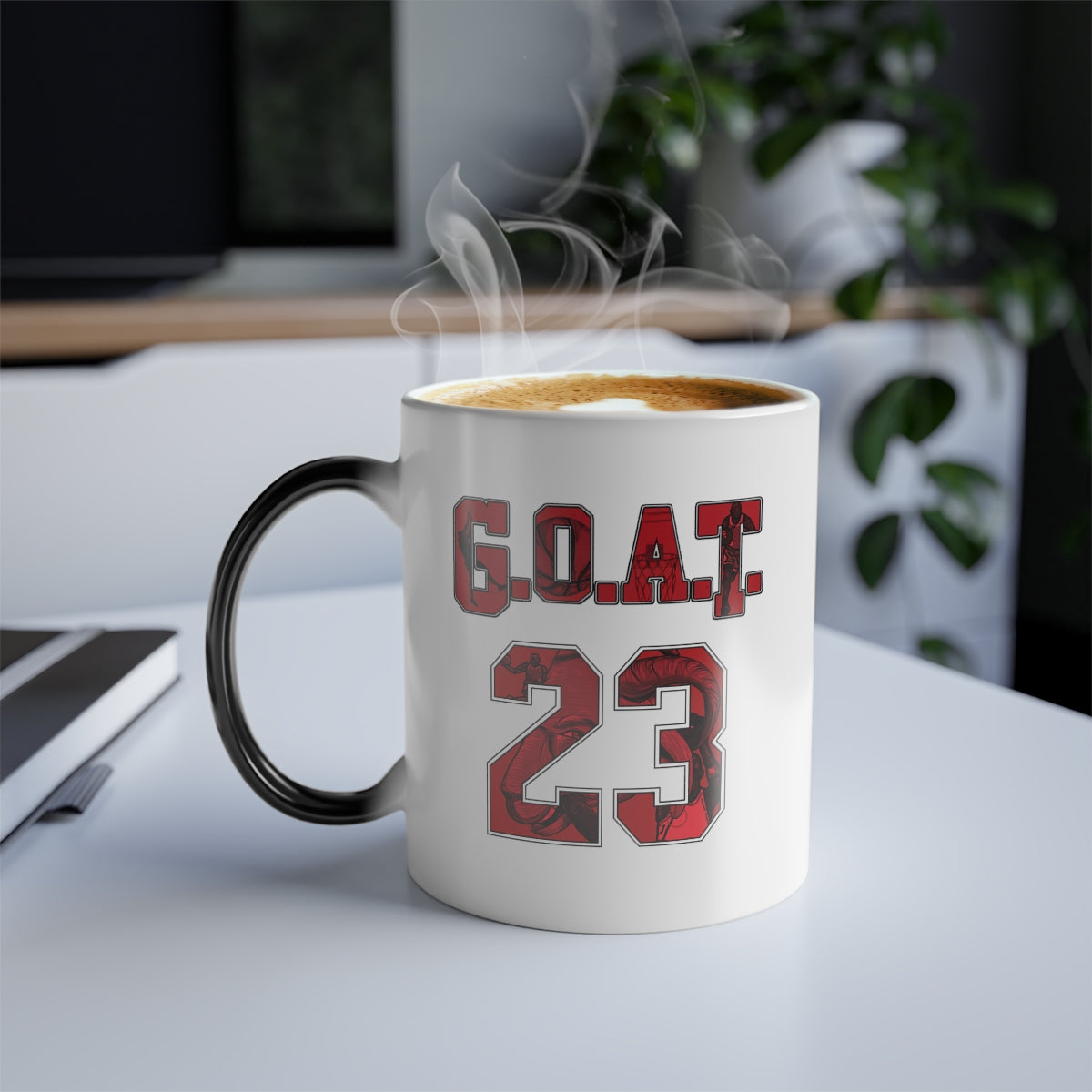 Greatest of All Time 23 Color Morphing Mug 11oz | Chicago GOAT Cup