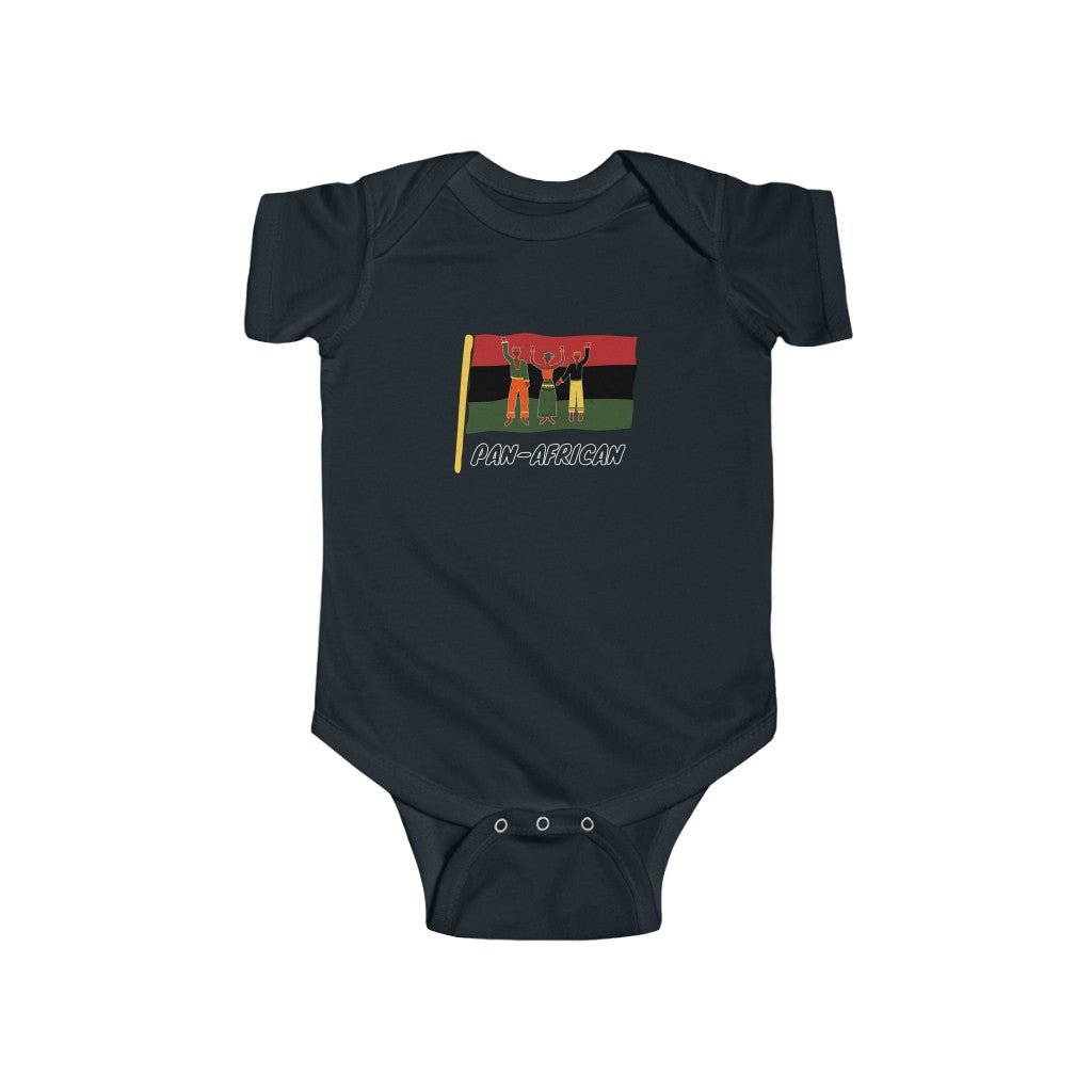 Baby Pan-African Flag | African Diaspora Baby Boy Girl Outfit