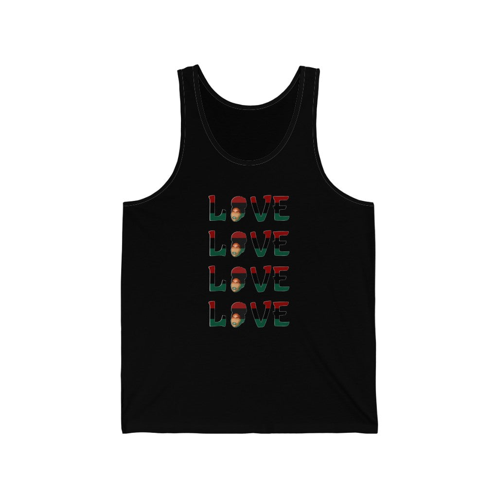 Black Love Tank Top