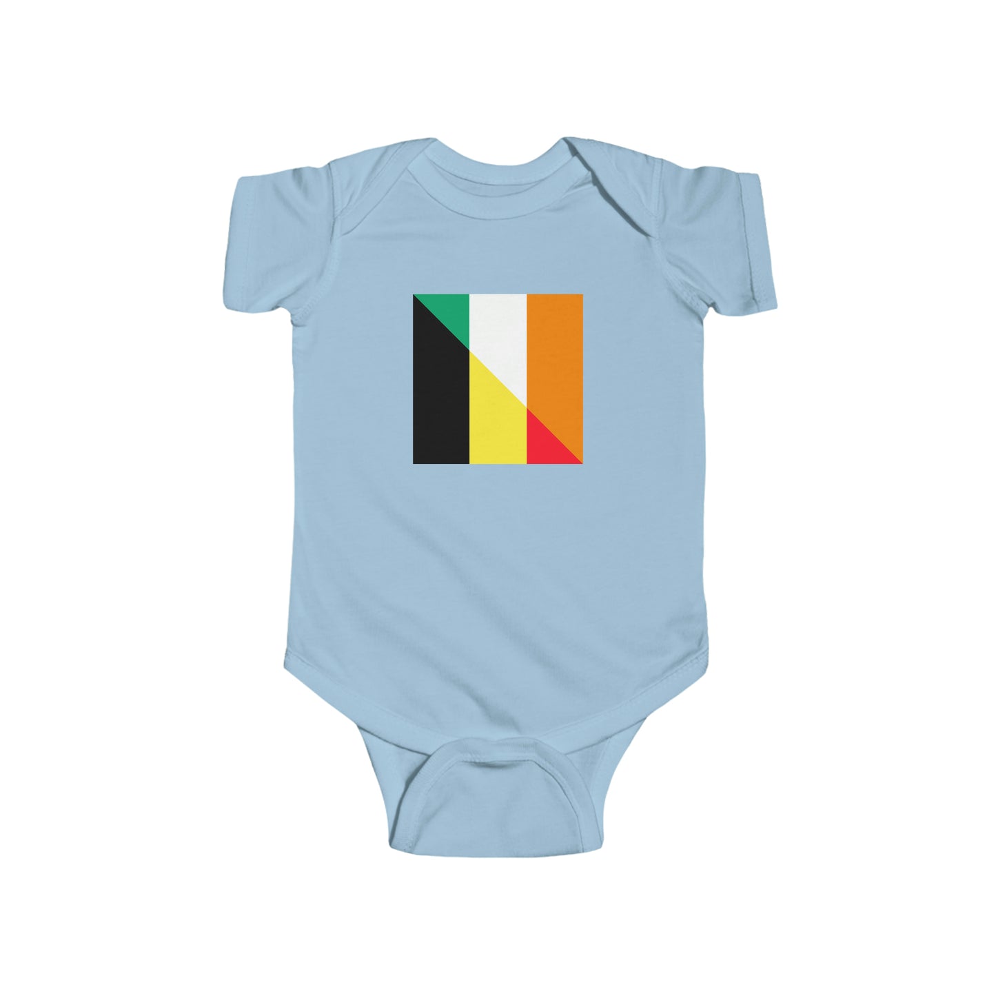 German Irish Flag Half Germany Ireland Baby Bodysuit | Newborn Boy Girl