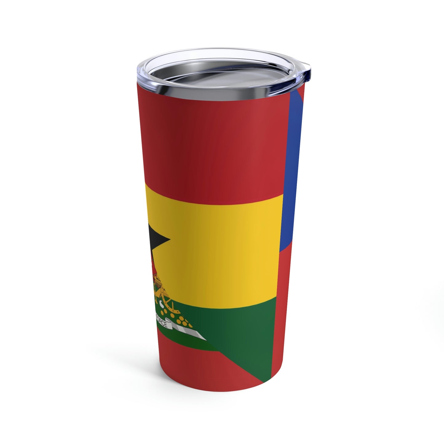 Haitian Ghanaian Flag | Half Haiti Ghana Tumbler 20oz