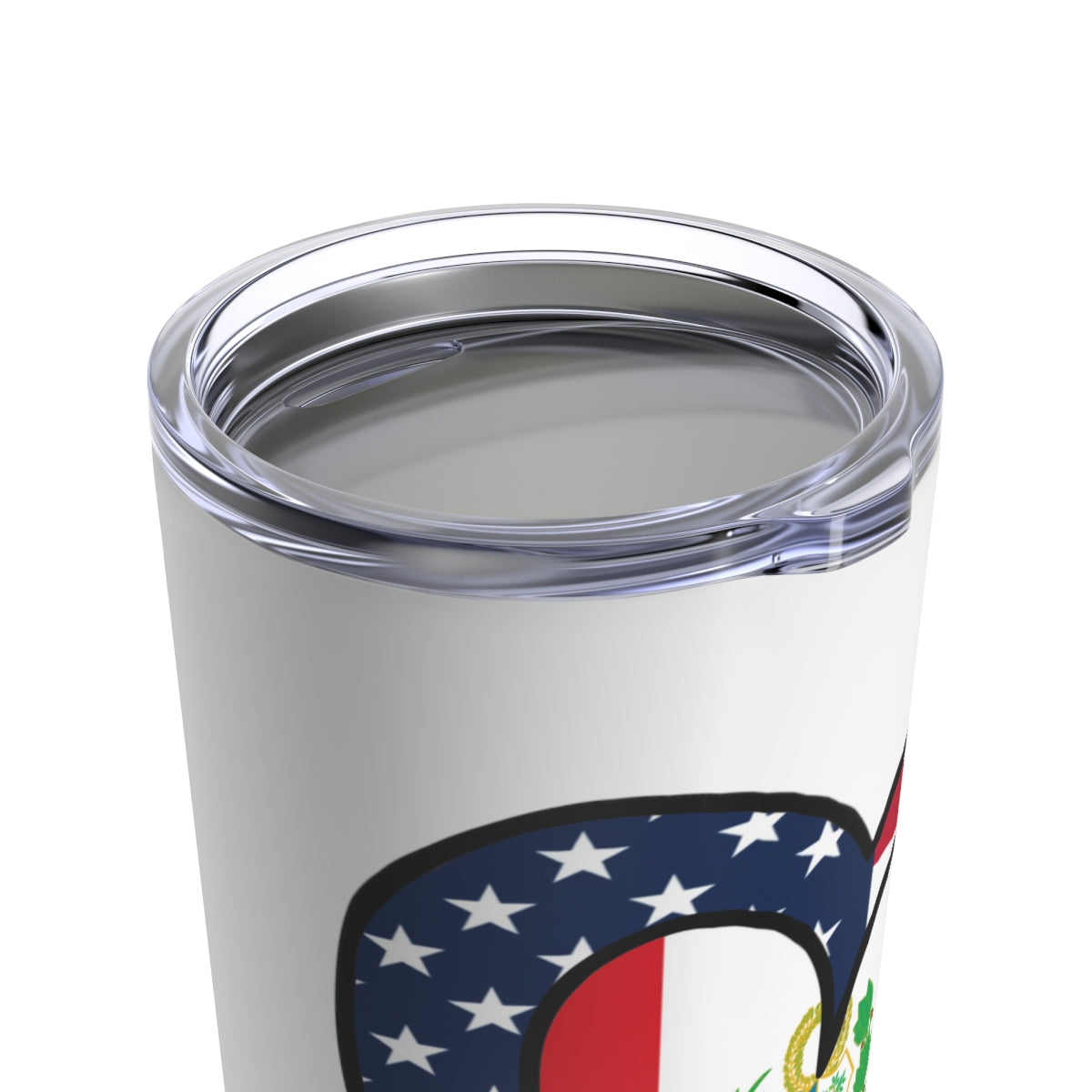 American Peruvian Flag Inner Heart USA Peru Tumbler 20oz