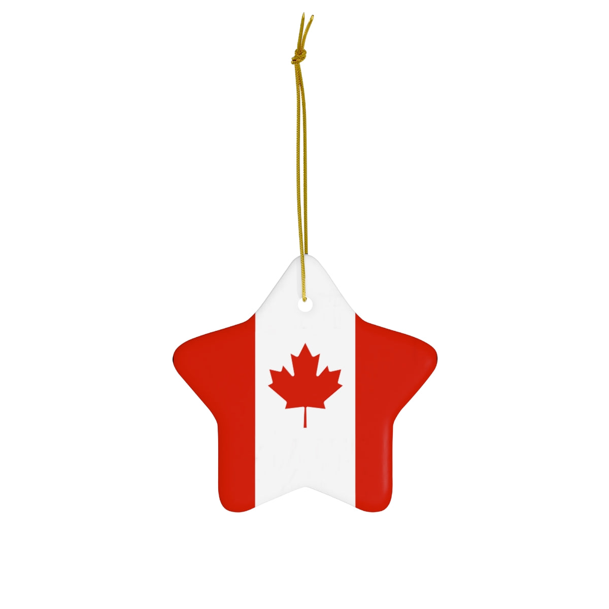 Canada Flag Ceramic Ornaments | Canadian Christmas Tree