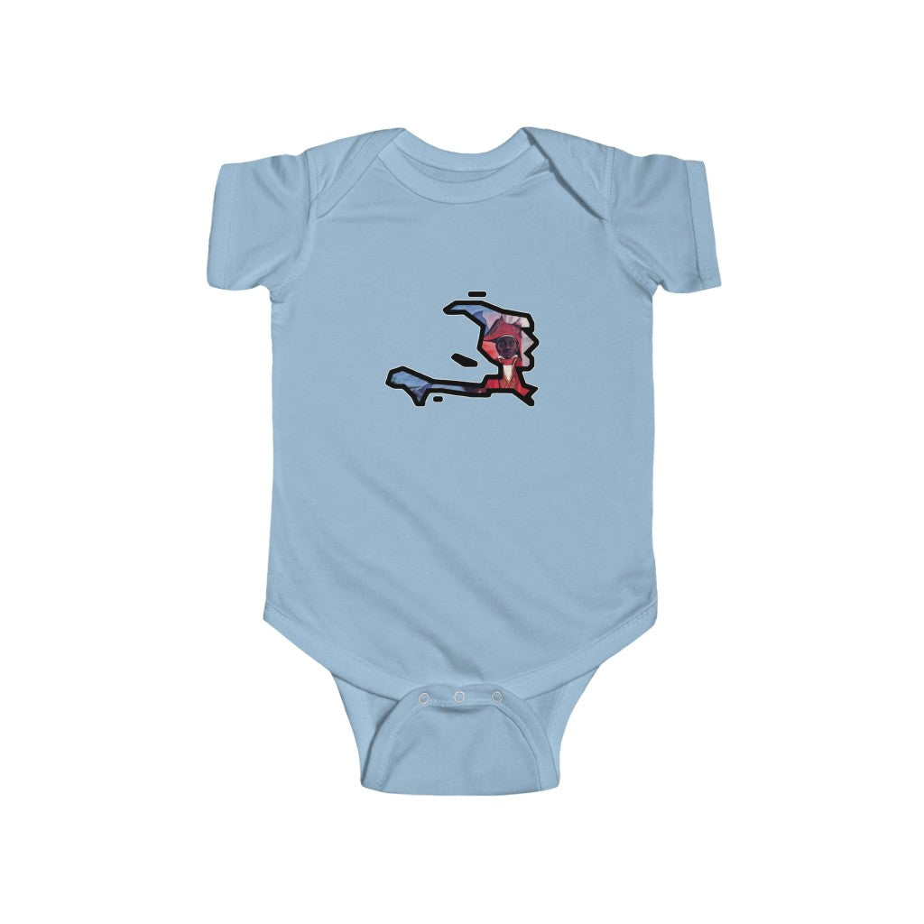 Jean Jacques Dessalines Island Baby Bodysuit | Haiti Ayiti Haitian