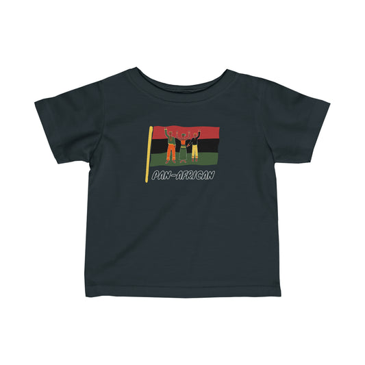 Infant Pan African Diaspora Flag Toddler Tee Shirt