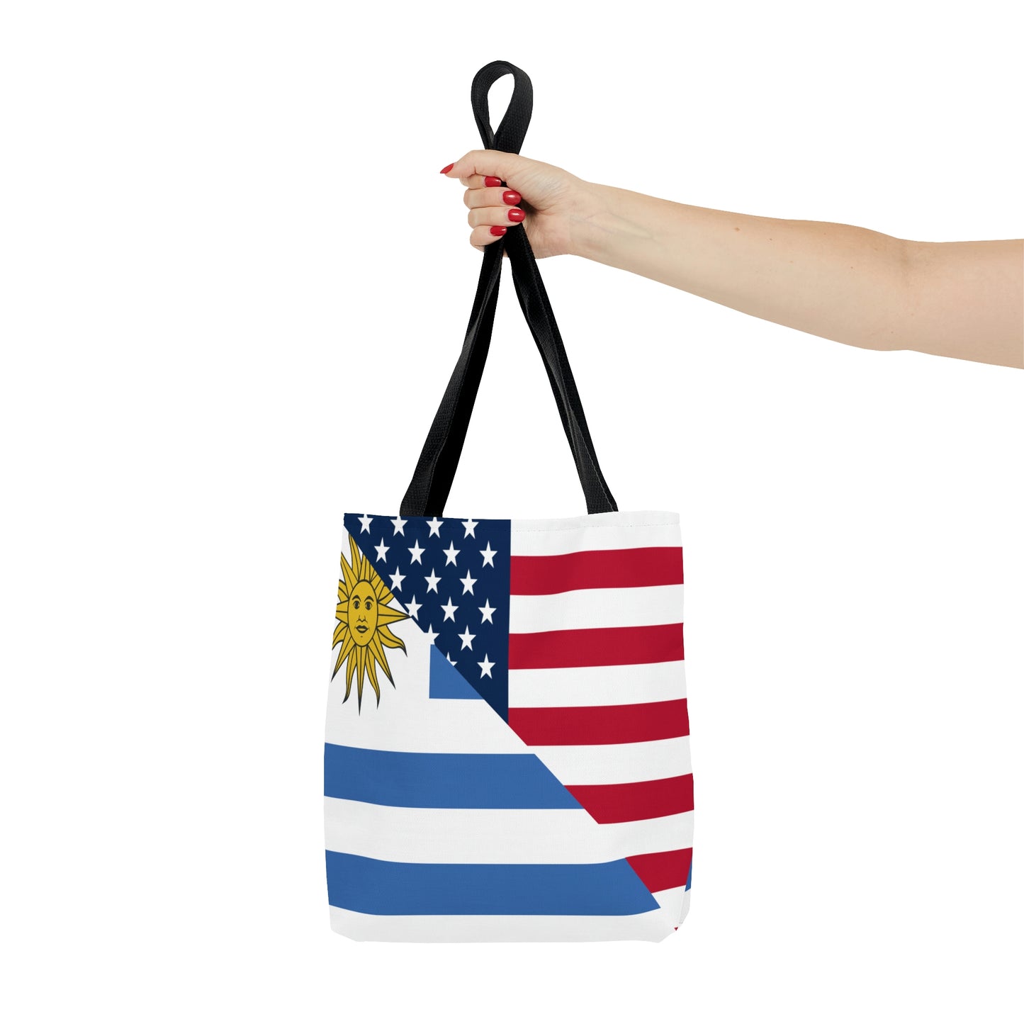 Uruguay American Flag Half Uruguayan USA Tote Bag | Shoulder Bag