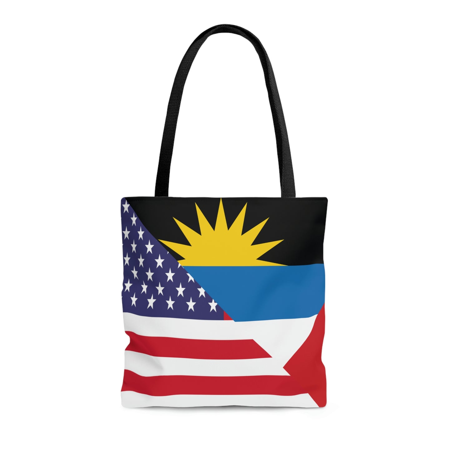 Antigua and Barbuda American Flag Antiguan USA Tote Bag | Shoulder Bag