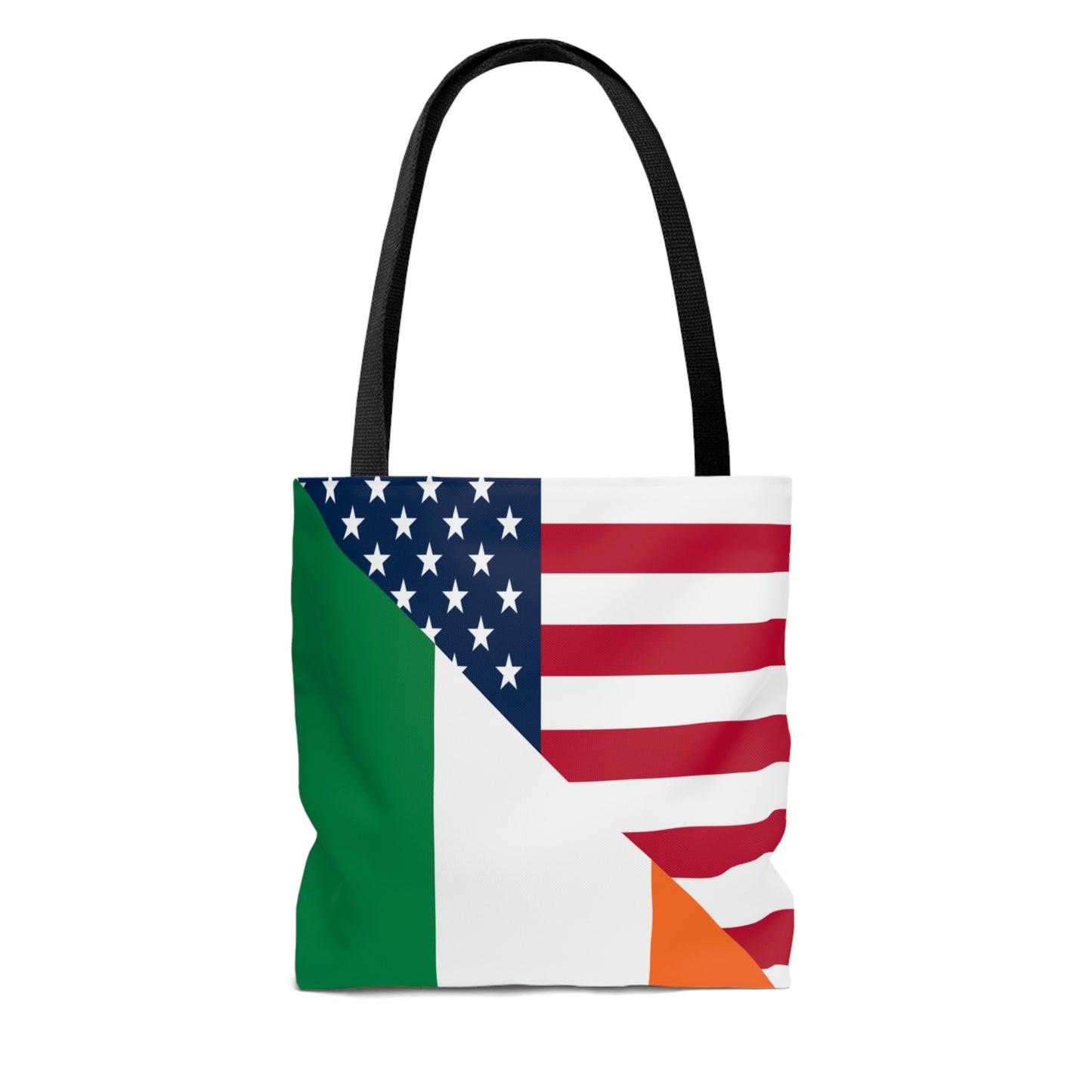 Irish American Flag Half Ireland USA Tote Bag | Shoulder Bag