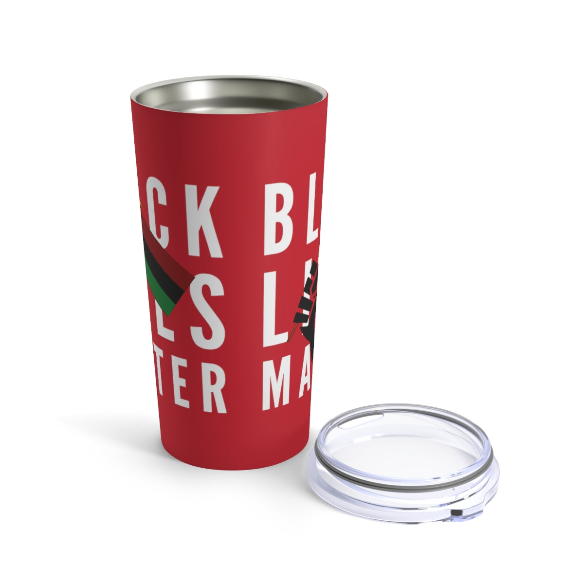 Black Lives Matter Pan African Flag | BLM USA Tumbler 20oz