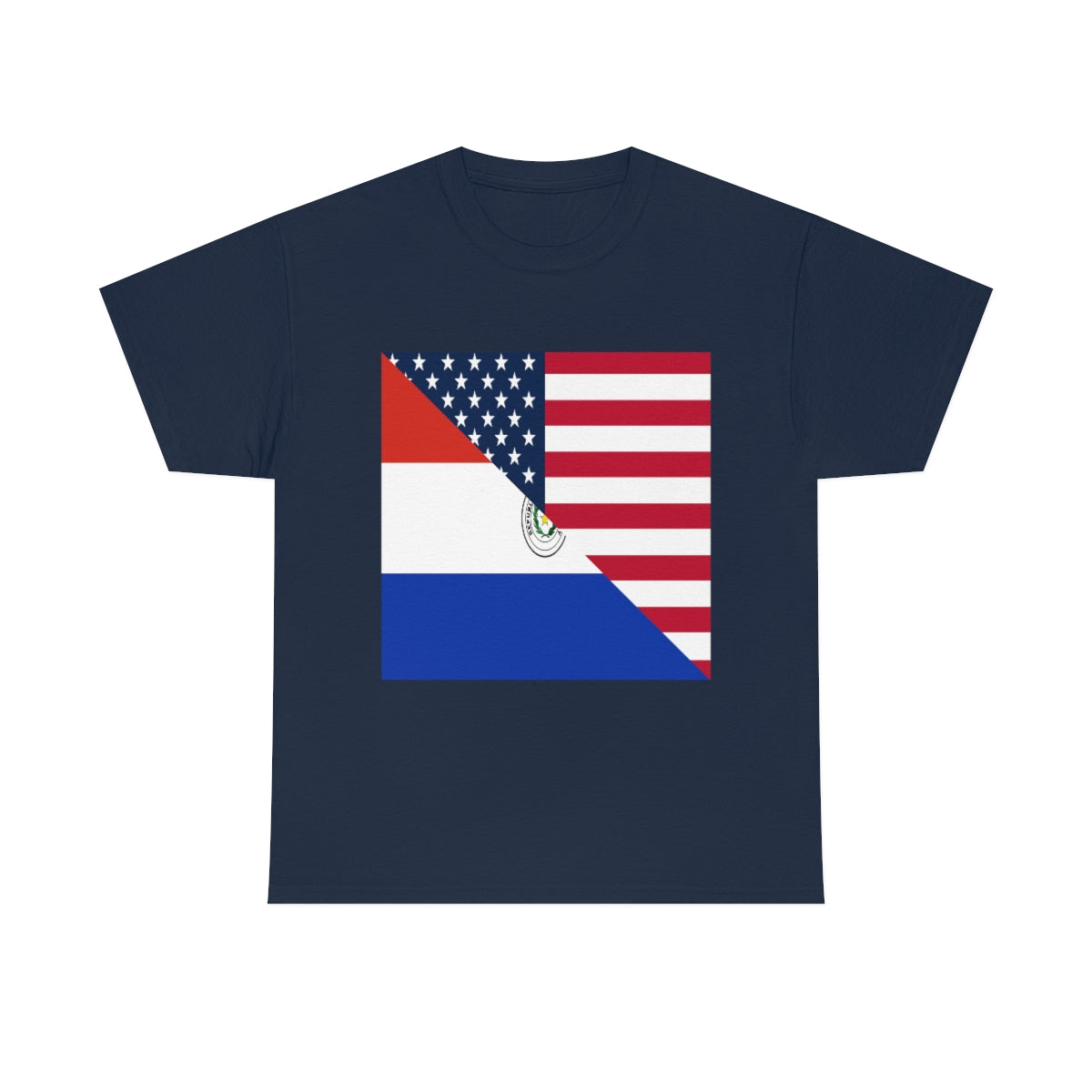 Paraguayan American Flag T-Shirt | Unisex Paraguay USA Tee Shirt