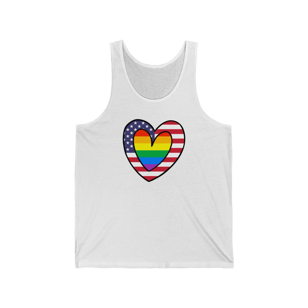 Rainbow Flag Tank Top | LGBTQ Gay Pride Apparel