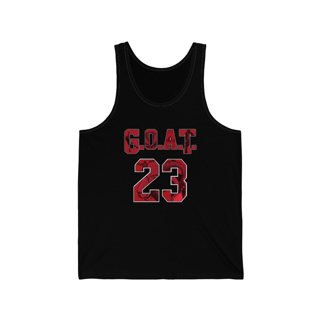 G.O.A.T. 23 Tank Top | Chicago Basketball GOAT Men Women Clothes