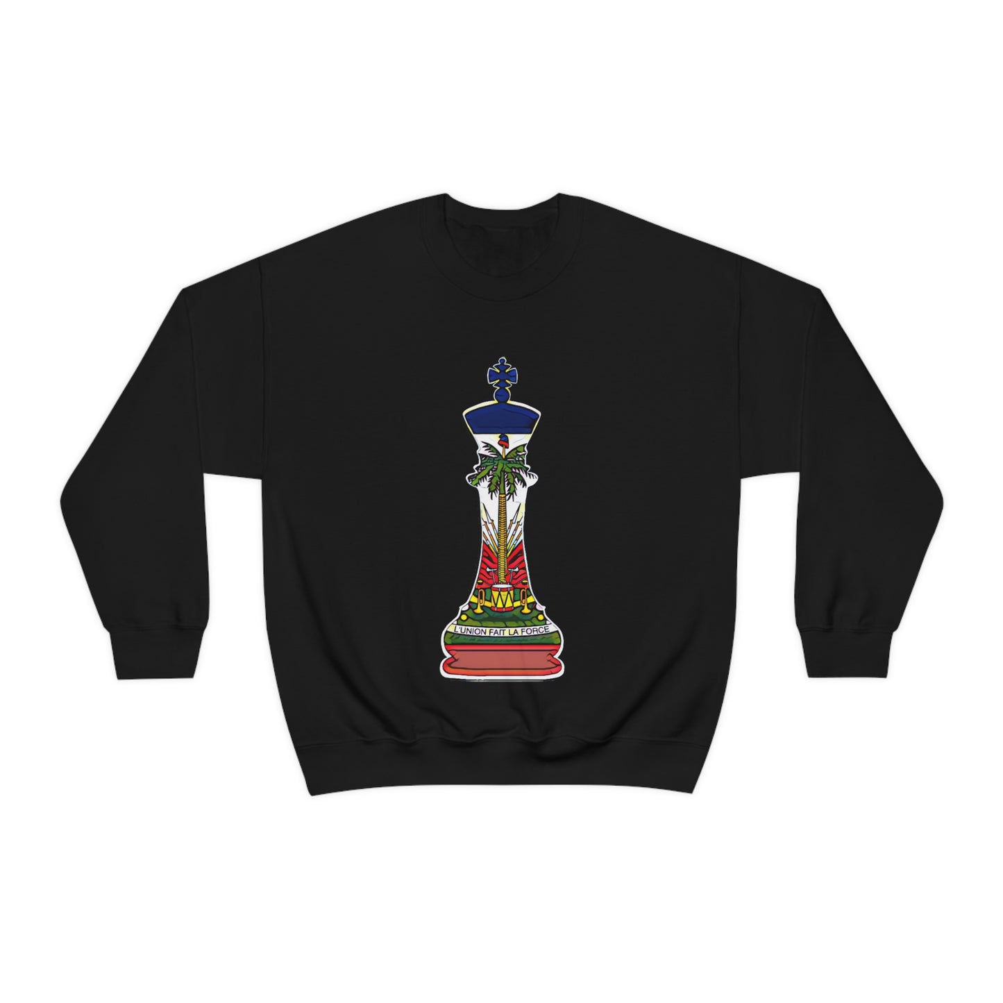 Haitian King Flag Crewneck Sweatshirt