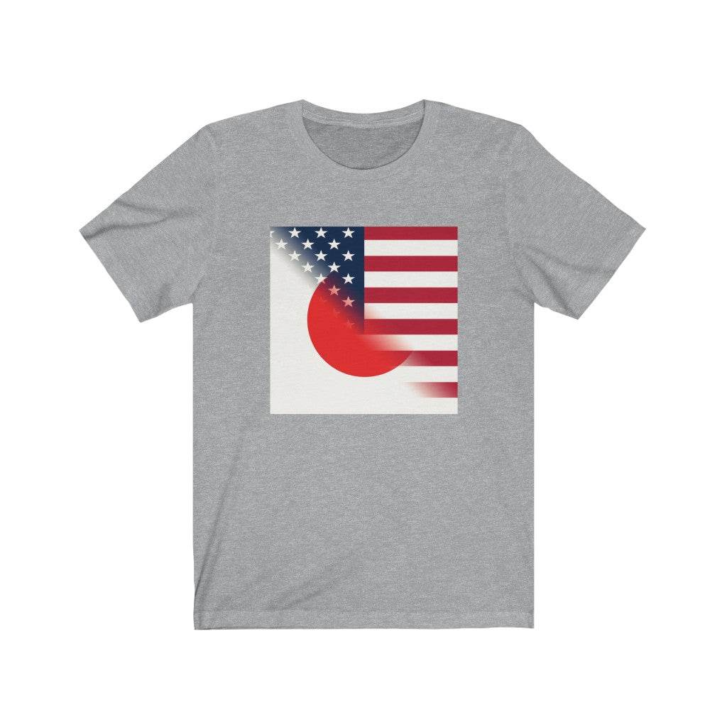 Half Japan - America Flag Tee | Japanese USA Clothing