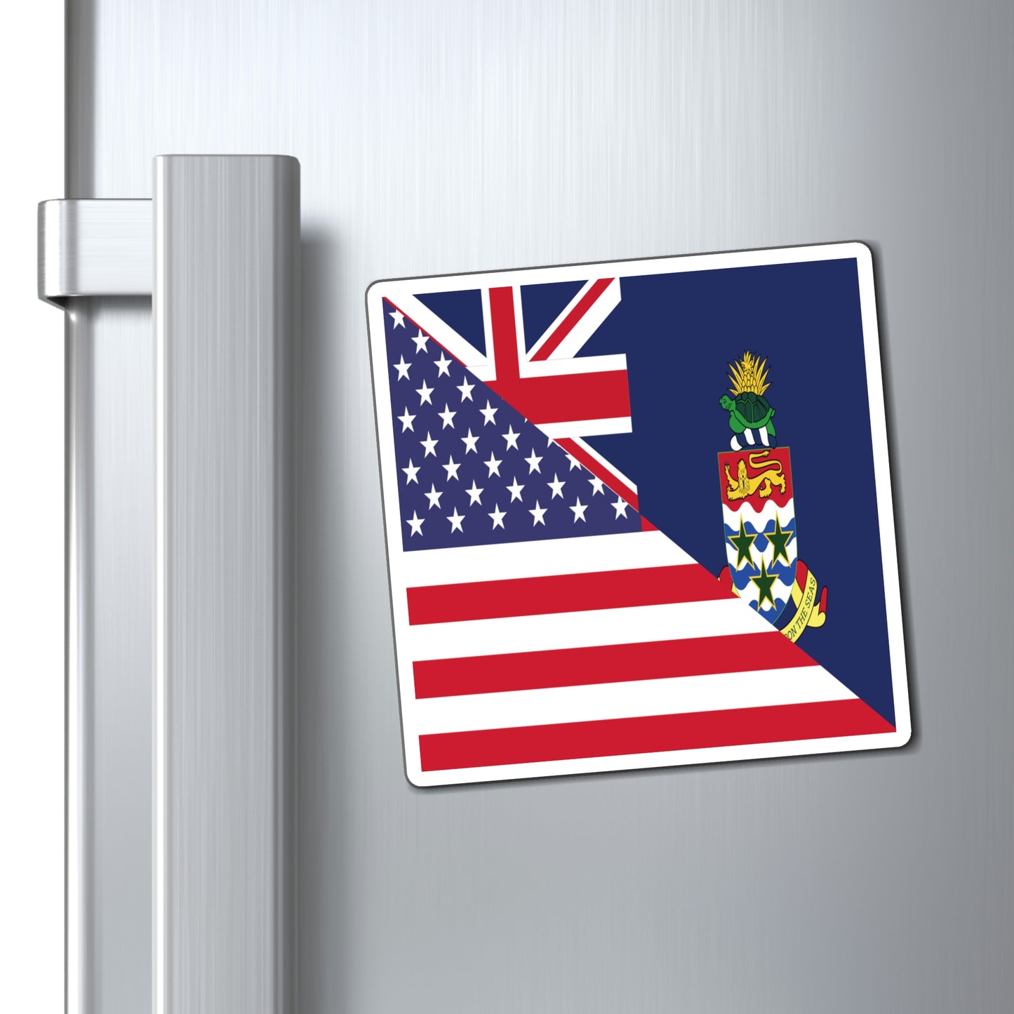 Cayman Islands American Flag Half Caymanian USA Magnet